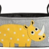 3 Sprouts Kinderwagentasche Nashorn, 16 X 32 Cm