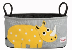 3 Sprouts Kinderwagentasche Nashorn, 16 X 32 Cm