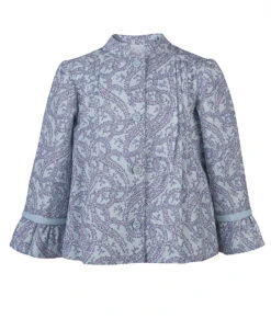 Bluse In Lila/Türkis