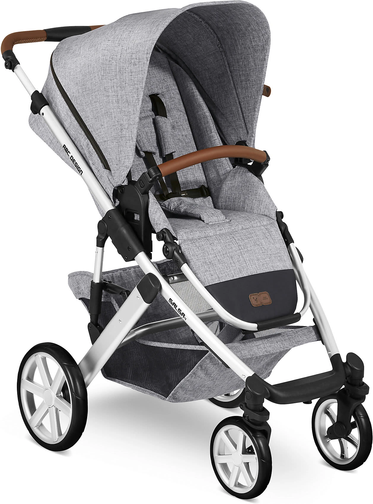 ABC Design Kombi Kinderwagen Salsa 4, Graphite Grey 6 ABC Design Kombi Kinderwagen Salsa 4, Graphite Grey – Bild 4