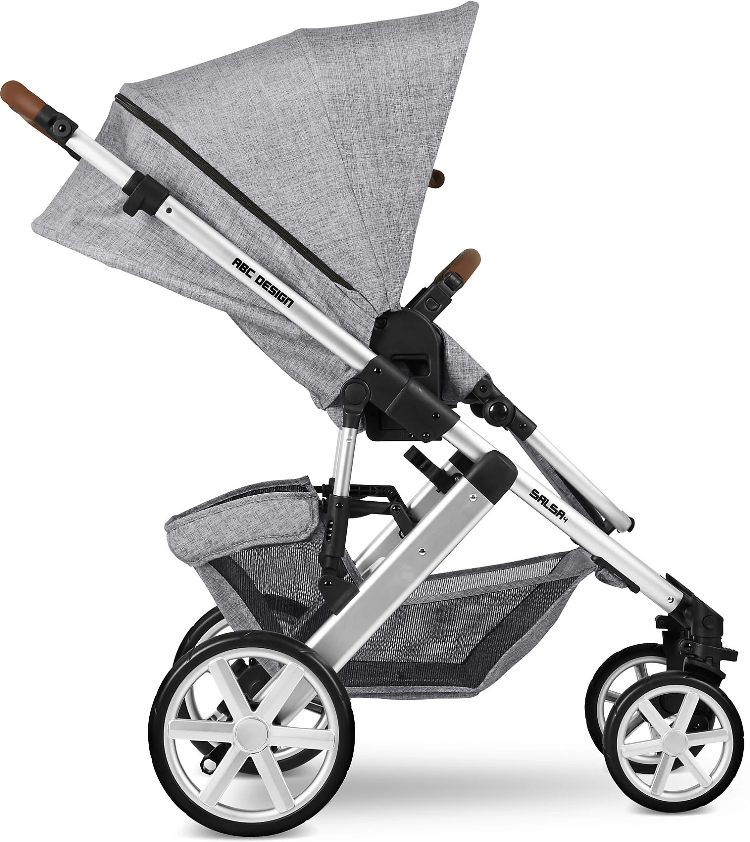 ABC Design Kombi Kinderwagen Salsa 4, Graphite Grey 7 ABC Design Kombi Kinderwagen Salsa 4, Graphite Grey – Bild 5