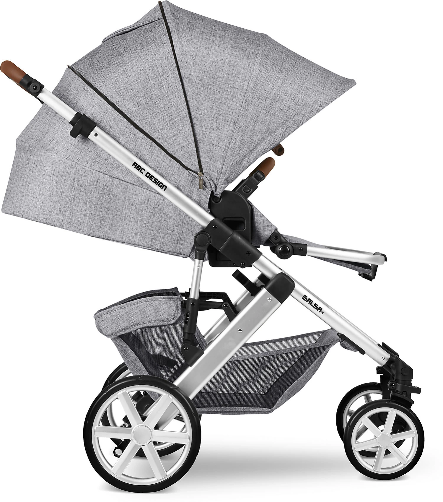 ABC Design Kombi Kinderwagen Salsa 4, Graphite Grey 9 ABC Design Kombi Kinderwagen Salsa 4, Graphite Grey – Bild 7