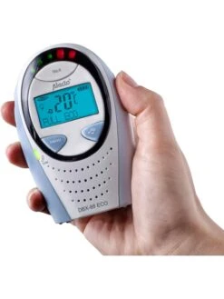 Alecto Babyphone "DBX-88 ECO" In Weiß/ Blau -Babyprodukte alecto babyphone dbx 88 eco in weiss blau 3
