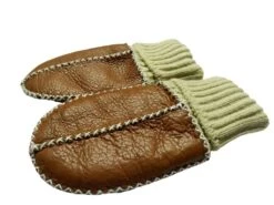 Baby Lammfell Handschuhe In Braun
