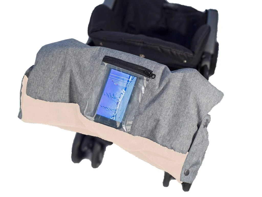 Handwärmer In Dunkelgrau / Hellgrau 4 Handwärmer In Dunkelgrau / Hellgrau – Bild 2