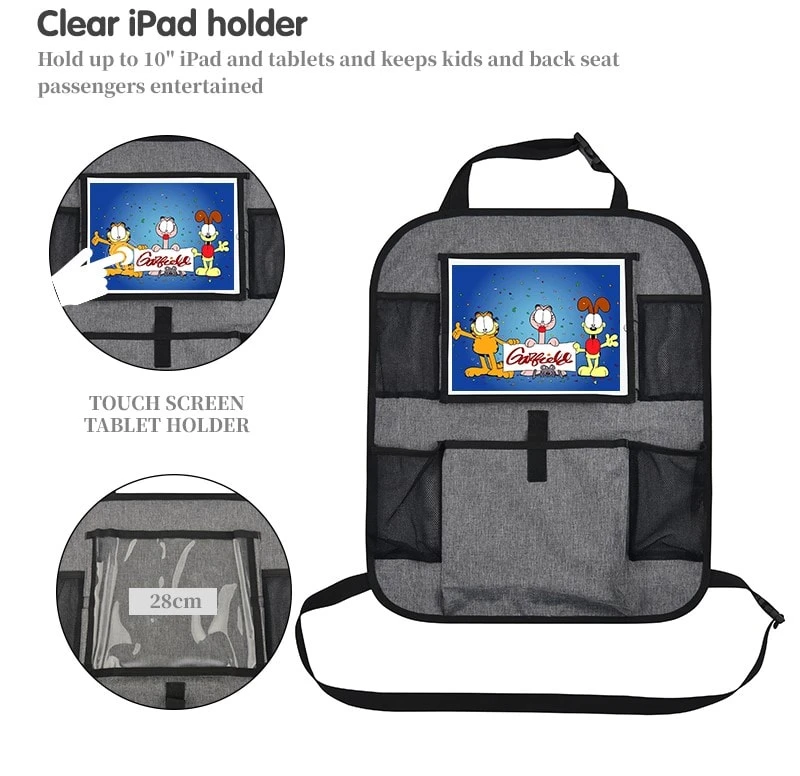 Rückenlehnentasche Basic Für Das Autositz In Grau 7 Rückenlehnentasche Basic Für Das Autositz In Grau – Bild 5