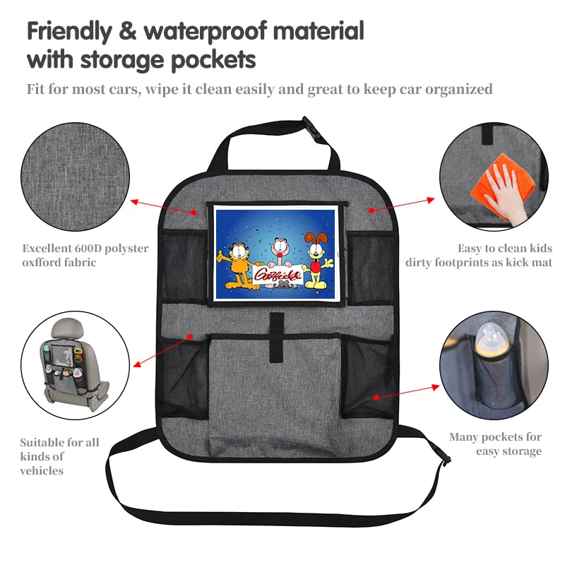 Rückenlehnentasche Basic Für Das Autositz In Grau 9 Rückenlehnentasche Basic Für Das Autositz In Grau – Bild 7