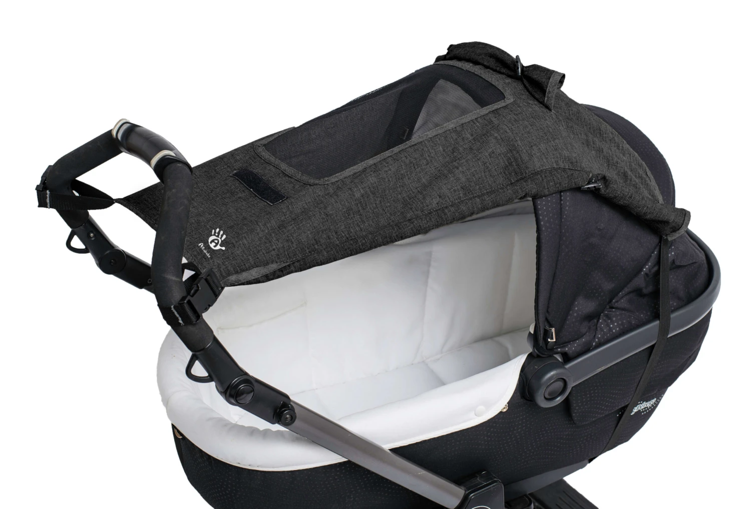 Sonnensegel Lifeline Deluxe Mit Seitenschutz Und Fenster Auf Der Oberfläche In Dunkelgrau 4 Sonnensegel Lifeline Deluxe Mit Seitenschutz Und Fenster Auf Der Oberfläche In Dunkelgrau – Bild 2