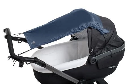 Sonnensegel Mit Seitenschutz Für Kinderwagen/Buggy In Dunkelblau 5 Sonnensegel Mit Seitenschutz Für Kinderwagen/Buggy In Dunkelblau – Bild 3