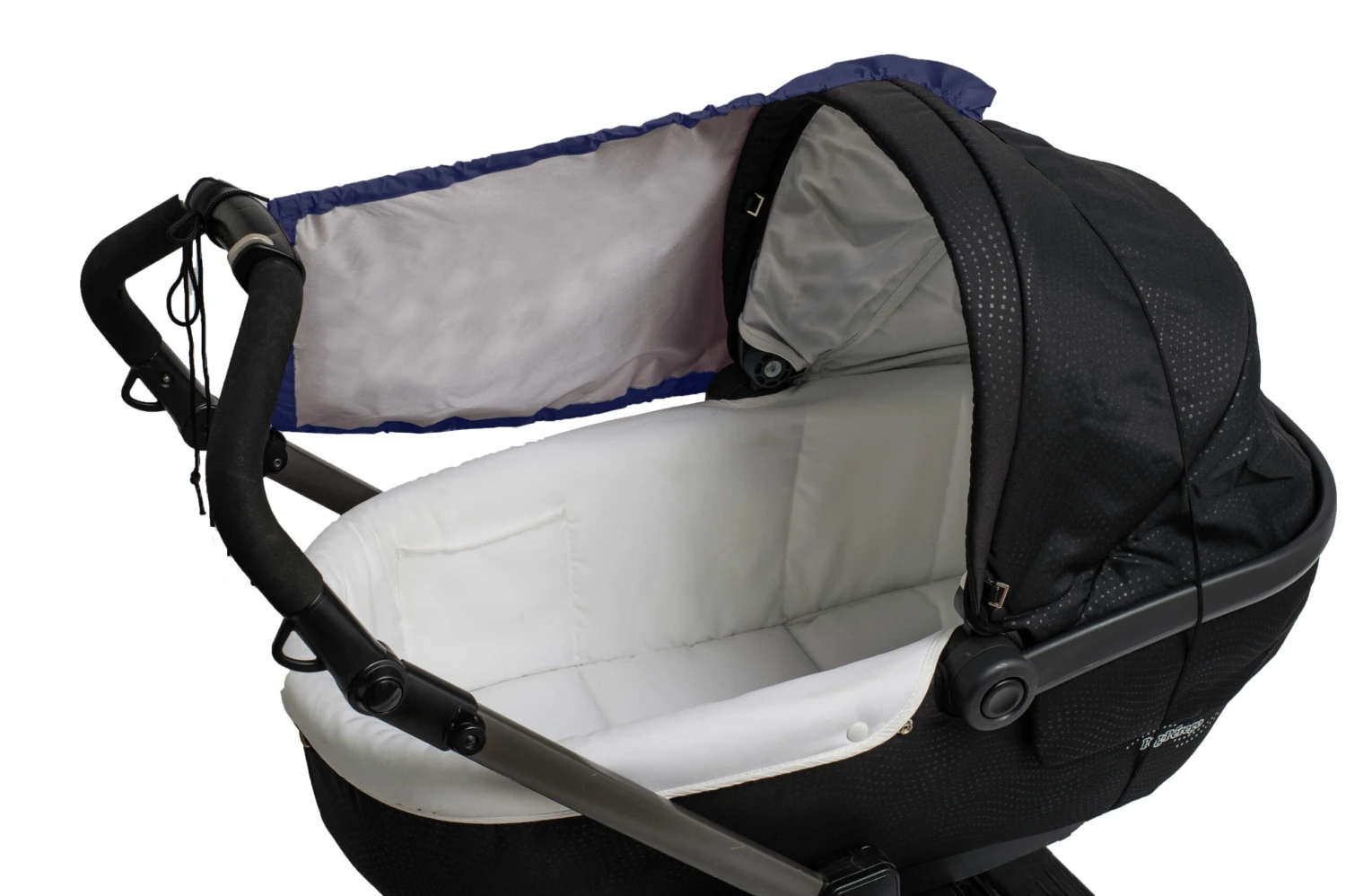 Sonnensegel Mit UV Schutz Für Kinderwagen/Buggy In Dunkelblau 5 Sonnensegel Mit UV Schutz Für Kinderwagen/Buggy In Dunkelblau – Bild 3