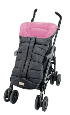 Winterfußsack Mit 3M Füllung In Dunkelgrau / Rosa - 9-36 Monate -Babyprodukte altabebe winterfusssack mit 3m fullung in dunkelgrau rosa 9 36 monate 1