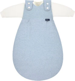 Alvi Baby-Mäxchen Schlafsack 3tlg. Special Fabric Quilt - TOG 3,0 - Aqua, 56/62