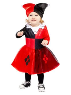 AMSCAN 2tlg. Kostüm "Harley Quinn" In Rot/ Schwarz