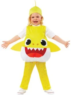 AMSCAN 3tlg. Kostüm "Baby Shark" In Gelb