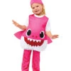 AMSCAN 3tlg. Kostüm "Baby Shark" In Pink -Babyprodukte amscan 3tlg kostum baby shark in pink