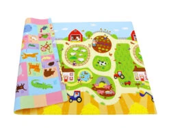 Spielmatte "Busy Farm" In Bunt - (L) 210 X (B) 140 Cm X (H) 13 Mm