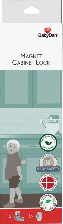 Magnetschloss Für Türen + Schubladen -Babyprodukte baby dan magnetschloss fur turen schubladen 5