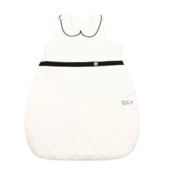 Schlafsack Mit "Bubikragen" In Weiß - (L) 70 X (B) 52cm