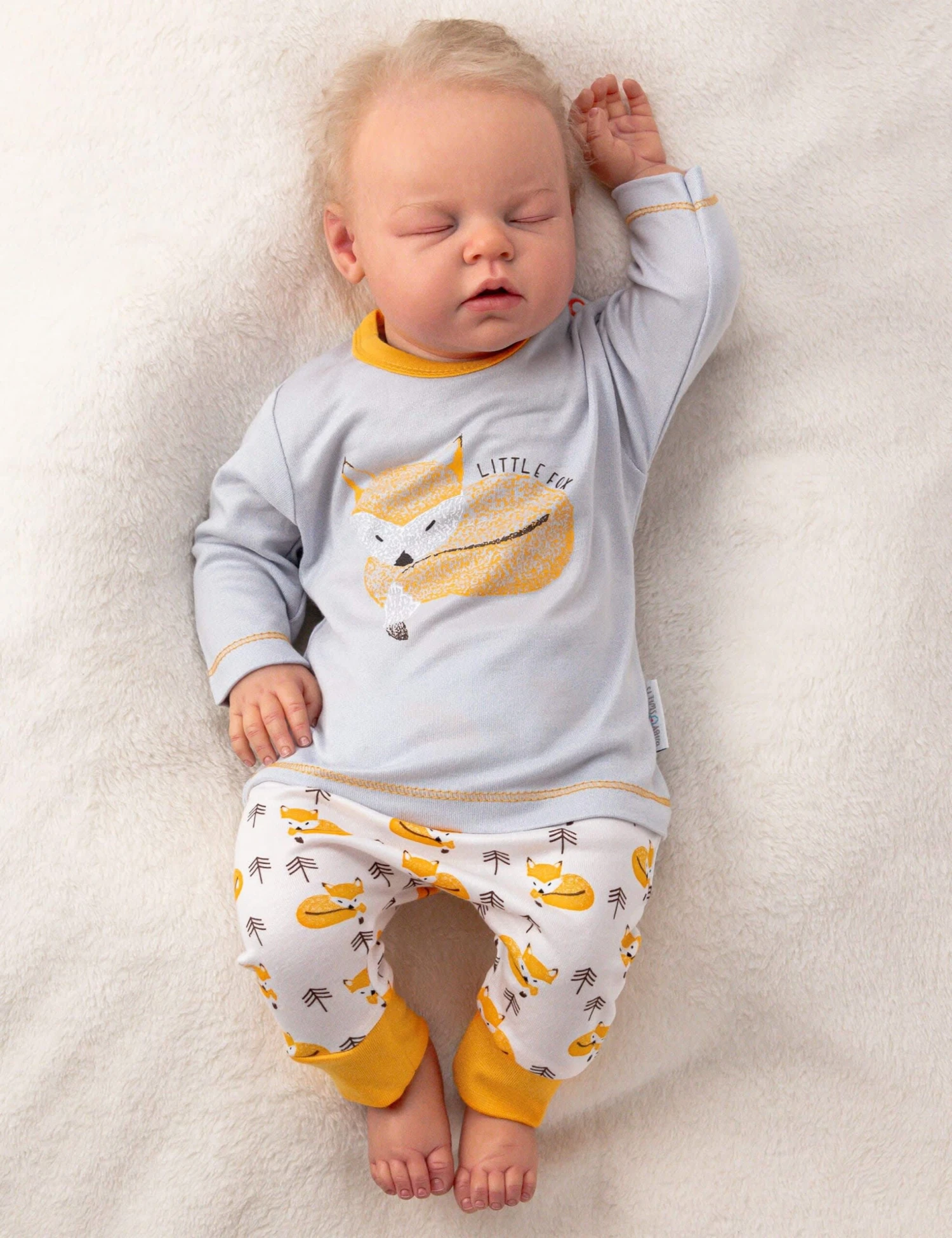 2tlg Set Shirt + Hose Little Fox In Bunt 6 2tlg Set Shirt + Hose Little Fox In Bunt – Bild 4