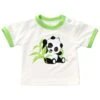 Shirt Kurzarm Happy Panda In Grün Weiß 2 Shirt Kurzarm Happy Panda In Grün Weiß -Babyprodukte baby sweets shirt kurzarm happy panda in grun weiss