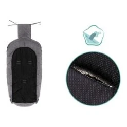 Daunen-Fußsack Tromso Für Kinderwagen In Grau 16 Daunen-Fußsack Tromso Für Kinderwagen In Grau -Babyprodukte babycab daunen fusssack tromso fur kinderwagen in grau 4