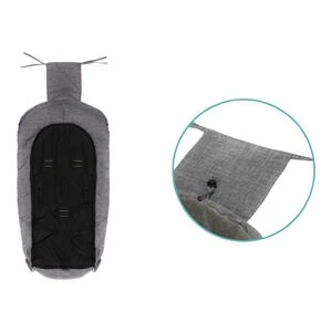 Daunen-Fußsack Tromso Für Kinderwagen In Grau 8 Daunen-Fußsack Tromso Für Kinderwagen In Grau – Bild 6