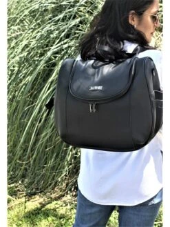 Wickeltasche "Julia" In Schwarz - (B)38 X (H)32 X (T)15 Cm -Babyprodukte babygo wickeltasche julia in schwarz b 38 x h 32 x t 15 cm 5