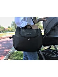 Wickeltasche "Julia" In Schwarz - (B)38 X (H)32 X (T)15 Cm -Babyprodukte babygo wickeltasche julia in schwarz b 38 x h 32 x t 15 cm 6