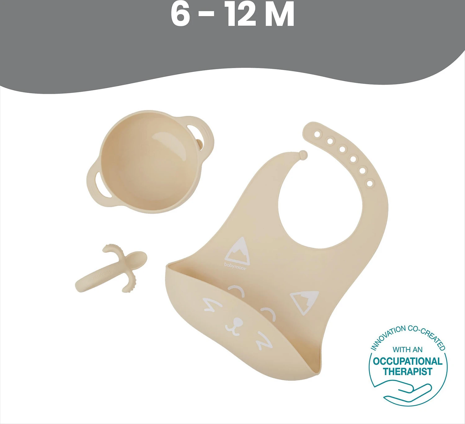 BabyMoov Esslernset Aus Silikon, FIRST'ISY, Fox, 3-tlg. 7 BabyMoov Esslernset Aus Silikon, FIRST'ISY, Fox, 3-tlg. – Bild 5