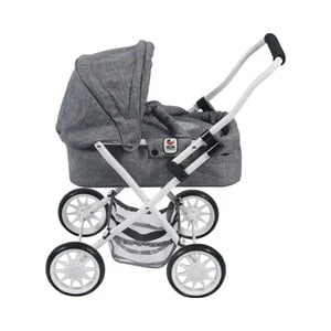 Puppenwagen Smarty In Grau 4 Puppenwagen Smarty In Grau – Bild 2