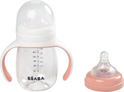 Beaba Babyflasche 2 In 1, 210 Ml, Altrosa -Babyprodukte beaba babyflasche 2 in 1 210 ml altrosa 2