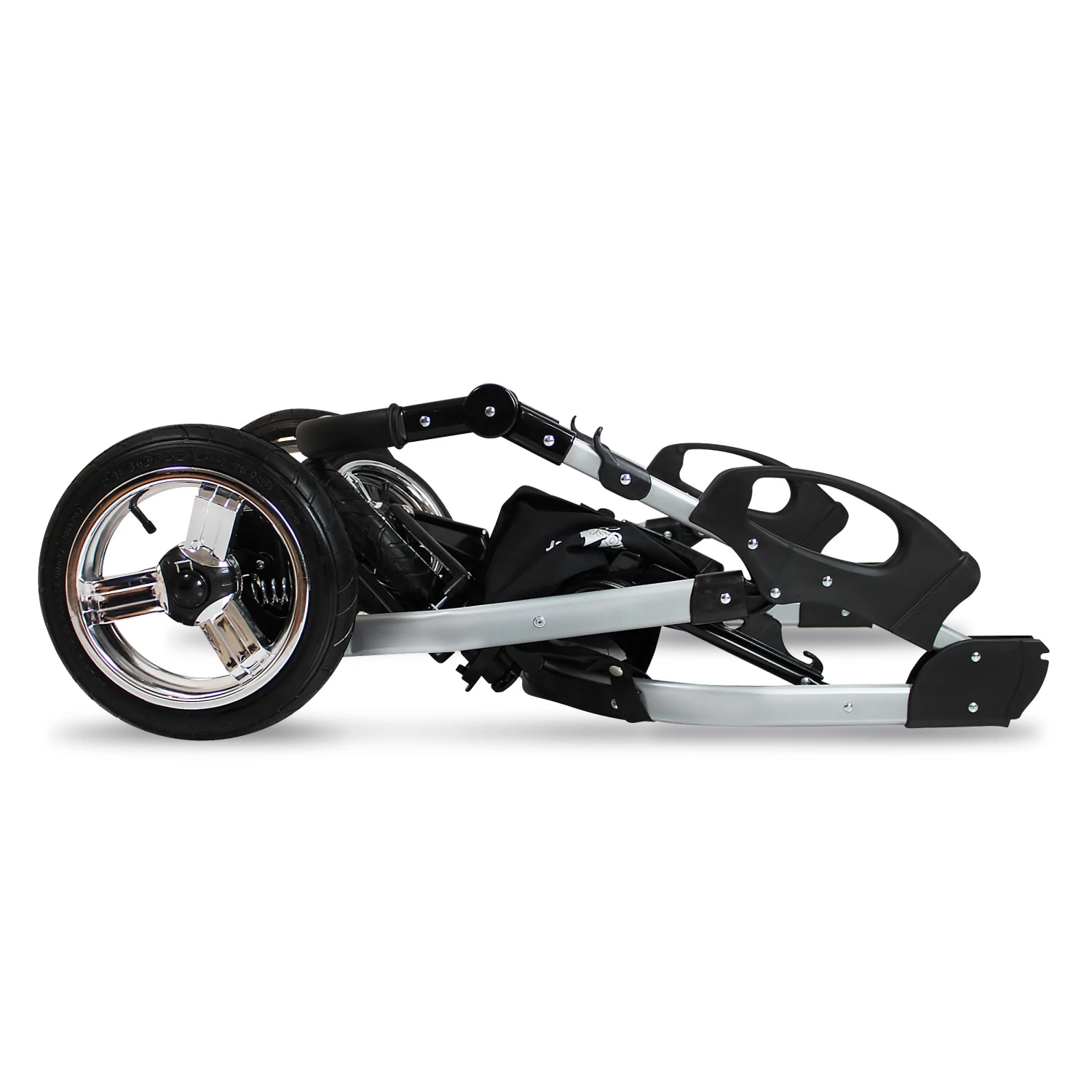 10tlg. Set: Kombi Kinderwagen "Capri" In Blau/Gestreift 9 10tlg. Set: Kombi Kinderwagen "Capri" In Blau/Gestreift – Bild 7