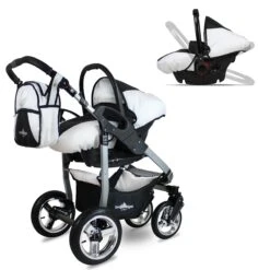 10tlg. Set: Kombi Kinderwagen "Capri" In Schwarz -Babyprodukte bergsteiger 10tlg set kombi kinderwagen capri in schwarz 2
