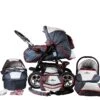 10tlg. Set: Kombi Kinderwagen "Milano" In Grau -Babyprodukte bergsteiger 10tlg set kombi kinderwagen milano in grau