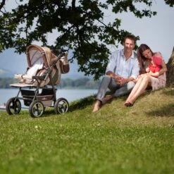10tlg. Set: Kombi Kinderwagen "Rio" In Schwarz/Weiß -Babyprodukte bergsteiger 10tlg set kombi kinderwagen rio in schwarz weiss 7
