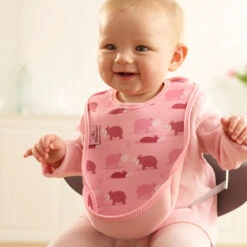 Lätzchen UltraBib Neopren-Lätzchen Nilpferde -Babyprodukte bibetta latzchen ultrabib neopren latzchen nilpferde 1