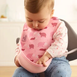 Lätzchen UltraBib Neopren-Lätzchen Nilpferde -Babyprodukte bibetta latzchen ultrabib neopren latzchen nilpferde 2