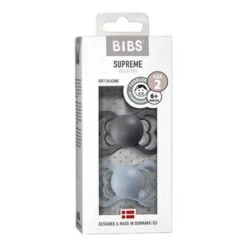 BIBS 2er-Pack Supreme Schnuller Silikon, 6-18M In Grau Geeignet Ab 6 Monaten -Babyprodukte bibs 2er pack supreme schnuller silikon 6 18m in grau geeignet ab 6 monaten 3