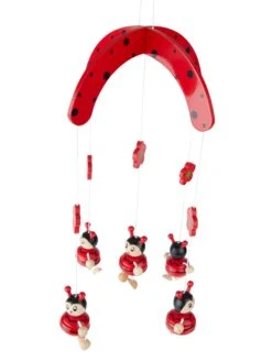 3D Baby Mobile Marienkäfer Holz - Ab Geburt In Mehrfarbig -Babyprodukte bieco spielwaren 3d baby mobile marienkafer holz ab geburt in mehrfarbig 2