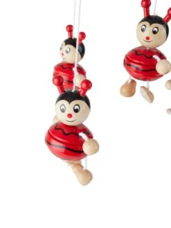 3D Baby Mobile Marienkäfer Holz - Ab Geburt In Mehrfarbig -Babyprodukte bieco spielwaren 3d baby mobile marienkafer holz ab geburt in mehrfarbig 3