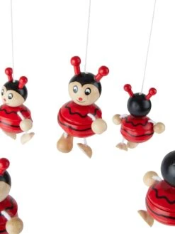 3D Baby Mobile Marienkäfer Holz - Ab Geburt In Mehrfarbig -Babyprodukte bieco spielwaren 3d baby mobile marienkafer holz ab geburt in mehrfarbig 4