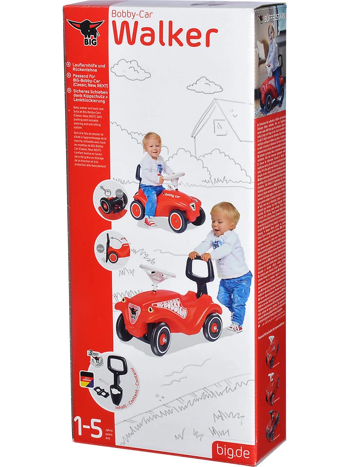 BIG Bobby-Car-Schiebegriff "Car-Walker" In Schwarz - Ab 12 Monaten 10 BIG Bobby-Car-Schiebegriff "Car-Walker" In Schwarz - Ab 12 Monaten – Bild 8