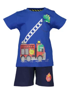 Blue Seven 2tlg. Outfit In Blau/ Dunkelblau