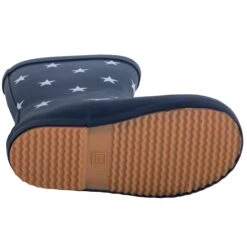 Gummistiefel "Naturkautschuck" In Marine Mit Sternen -Babyprodukte bms sailing wear gummistiefel naturkautschuck in marine mit sternen 4