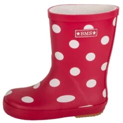 Gummistiefel "Naturkautschuck" In Rot Mit Punkten -Babyprodukte bms sailing wear gummistiefel naturkautschuck in rot mit punkten 2