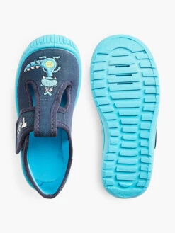 Hausschuh Blau -Babyprodukte bobbi shoes hausschuh blau 2