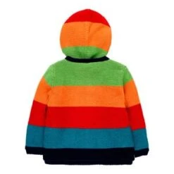 BOBOLI Strickjacke Mit Kapuze Und Plüschfutter Colorblock In Mehrfarbig -Babyprodukte boboli strickjacke mit kapuze und pluschfutter colorblock in mehrfarbig 3