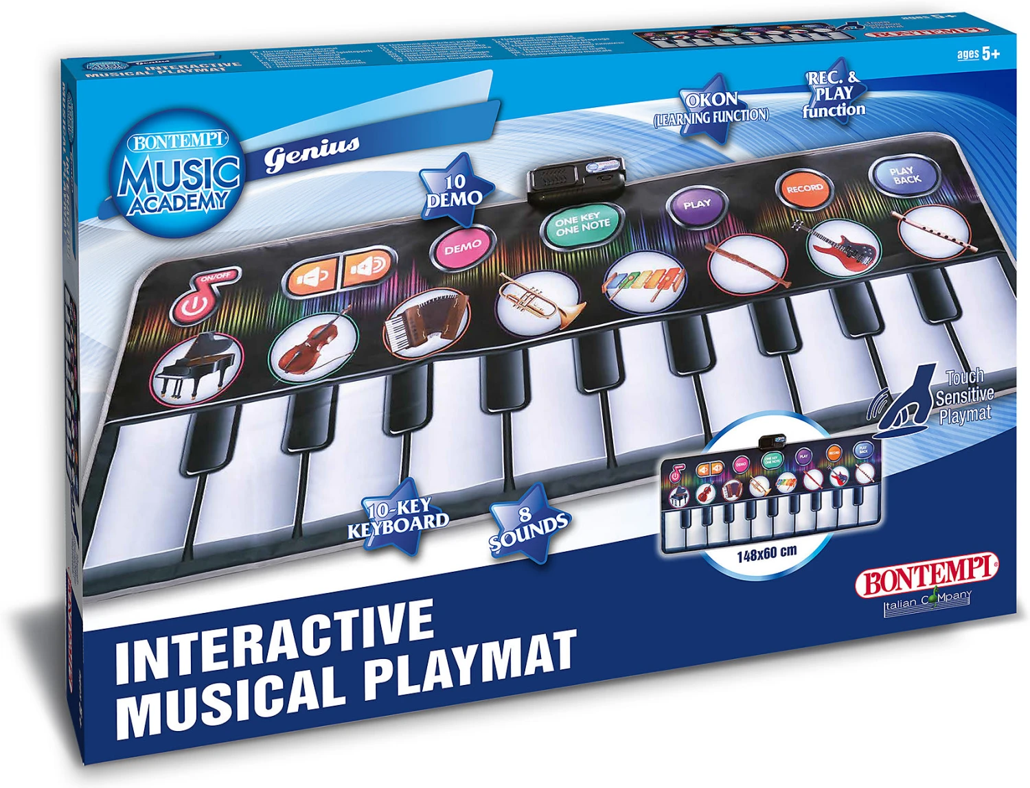 Bontempi Genius Elektronischer Spielteppich 4 Bontempi Genius Elektronischer Spielteppich – Bild 2