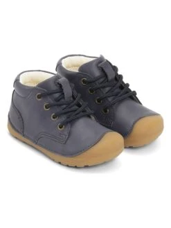 Bundgaard Leder-Lauflernschuhe "Petit" In Dunkelblau