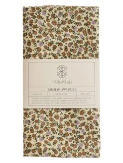 Musselin-Tuch In Creme/ Hellbraun - (L)120 X (B)120 Cm